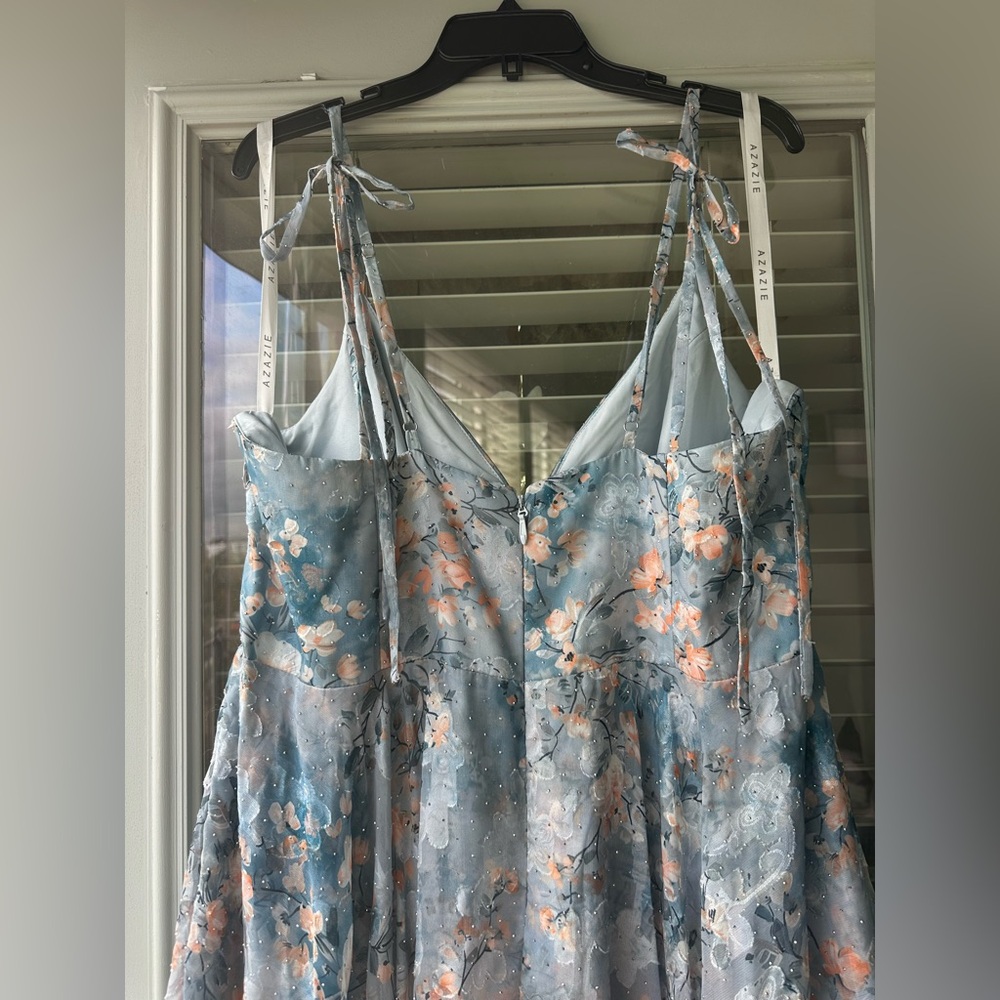 Azazie Atelier HARMONY POWDER BLUE MAXI DRESS - Picture 8 of 15